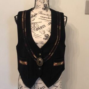 Vintage Coloratura wool vest​​​​​​​​​​​​